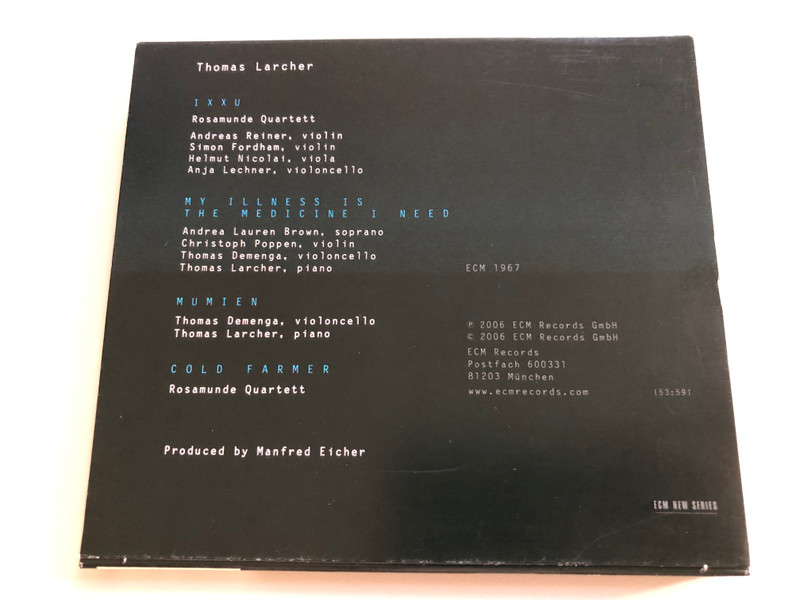 Thomas Larcher - Rosamunde Quartett – IXXU / ECM Records Audio CD 2006 / ECM 1967