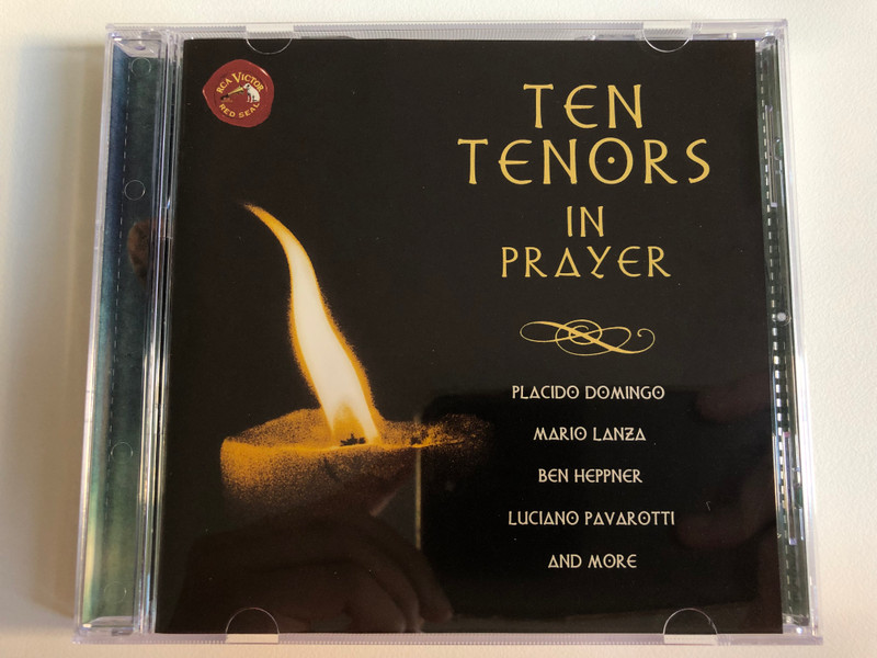 Ten Tenors In Prayer / Placido Domingo, Mario Lanza, Ben Heppner, Luciano Pavarotti, and more / RCA Victor Red Seal Audio CD 1998 / 09026-63237-2