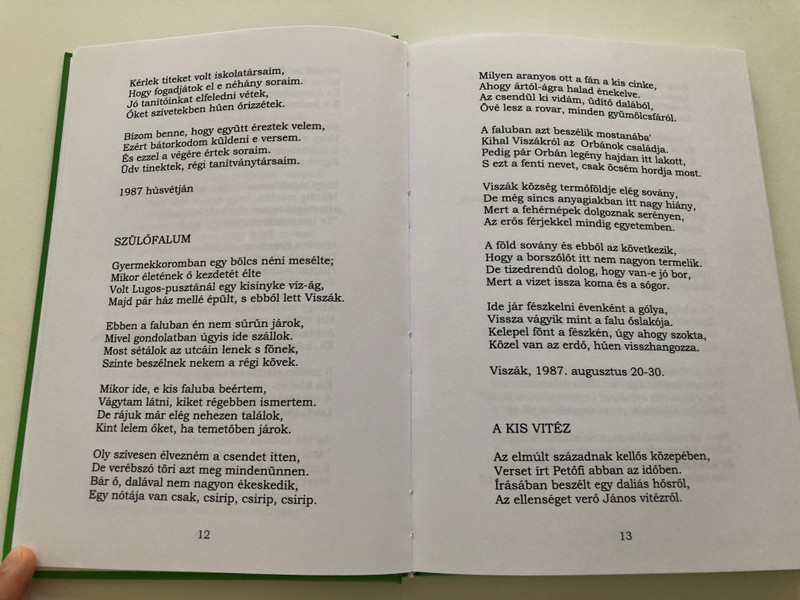 Megjöttek a fecskék - Orbán László válogatott versei / Budakalász 2016 / Hungarian Christian poems by reformed preacher László Orbán / Hardcover (MegjöttekAFecskék)