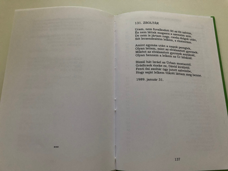 Megjöttek a fecskék - Orbán László válogatott versei / Budakalász 2016 / Hungarian Christian poems by reformed preacher László Orbán / Hardcover (MegjöttekAFecskék)