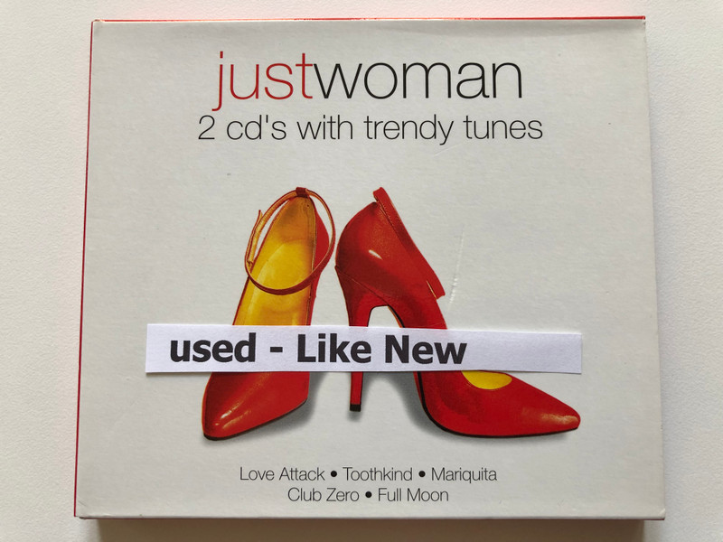 Just Woman - 2 cd's with trendy tunes / Love Attack, Toothkind, Mariquita, Club Zero, Full Moon / Promo Sound 2x Audio CD 2007 / DCD 2908/2