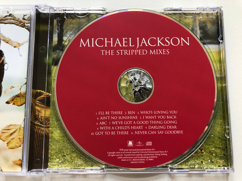 Michael Jackson – The Stripped Mixes / Motown Audio CD 2009 / 0602527149783