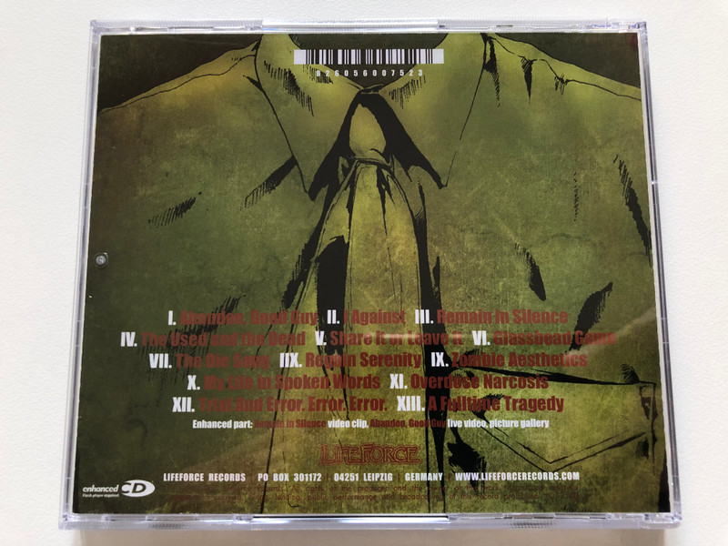The Blackout Argument – Decisions / Lifeforce Records Audio CD 2007 / LFR 075-2