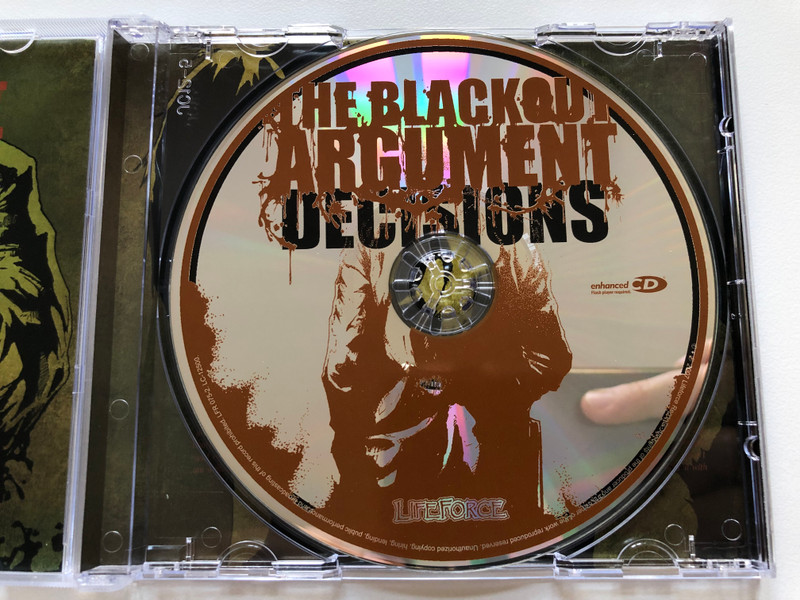 The Blackout Argument – Decisions / Lifeforce Records Audio CD 2007 / LFR 075-2