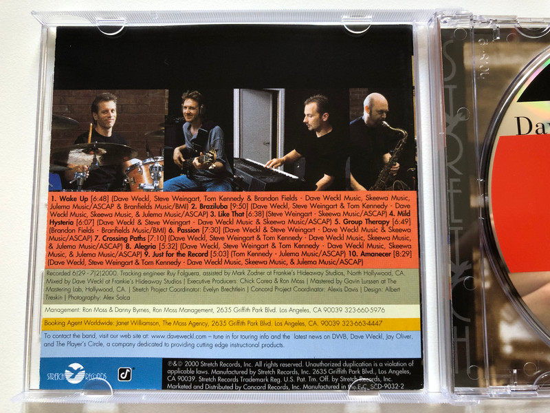 Dave Weckl Band – Transition / Stretch Records Audio CD 2000 / SCD-9032-2
