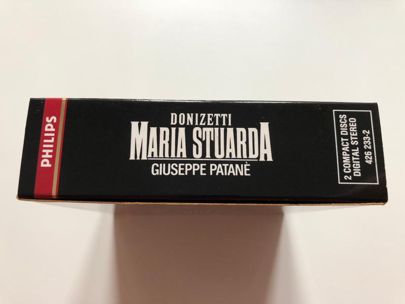 Donizetti - Maria Stuarda - Edita Gruberova, Agnes Baltsa, Francisco Araiza, Francsesco Ellero d'Artegna, Simone Alaimo, Iris Vermillion / Chor Des Bayerischen Rundfunks, Münchner Rundfunkorchester / Philips 2x Audio CD 1990 Stereo / 426 233-2