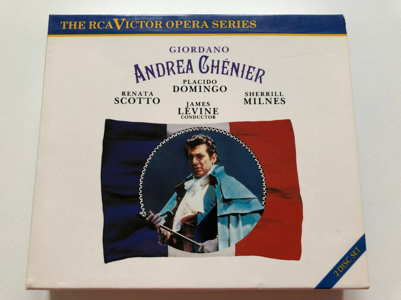 Giordano - Andrea Chenier - Placido Domingo, Renata Scotto, Sherrill Milnes / James Levine - conductor / The RCA Victor Opera Series / RCA Victor 2x Audio CD / GD 82046
