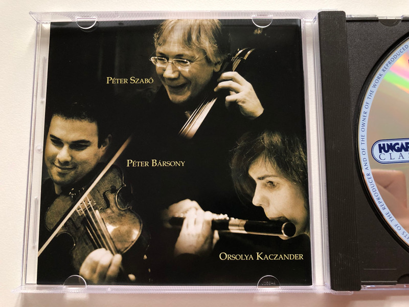Tommaso Giordani - 6 Trios For German Flute, viola and cello op. 12 / Orsolya Kaczander, Peter Barsony, Peter Szabo / Hungaroton Classic Audio CD 2008 Stereo / HCD 32498