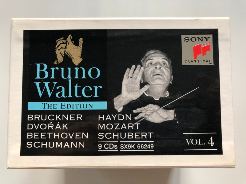 Bruno Walter The Edition - Vol. 4 / Bruckner, Dvorak, Haydn, Mozart, Schubert, Beetghoven, Schumann / Sony Classical 9x Audio CD / SX9K 66249