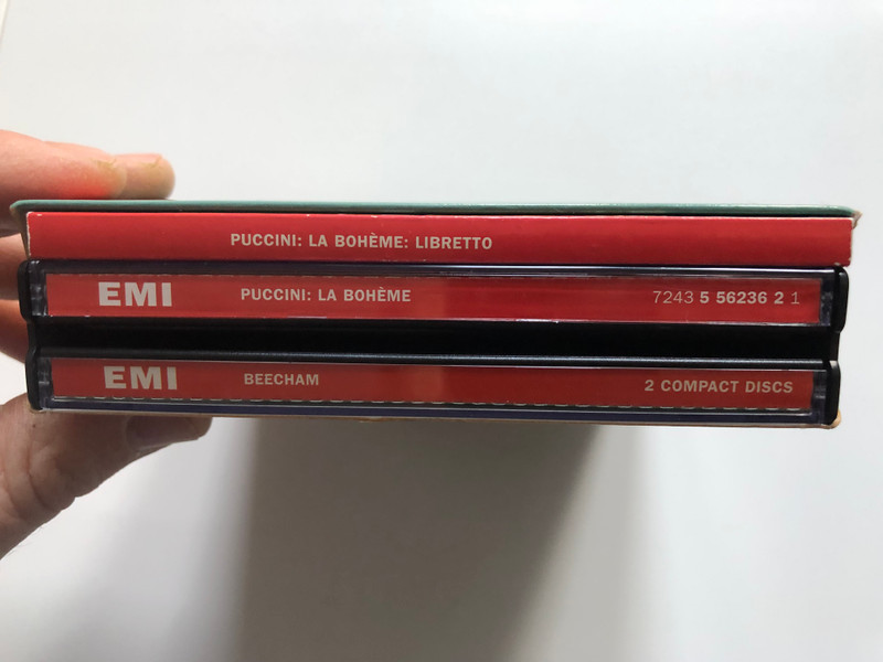 Puccini - La Bohème / Victoria De Los Angeles, Jussi Björling, Sir Thomas Beecham / EMI 1897-1997 100 Years Of Great Music / EMI Classics 2x Audio CD 1997 Mono / 724355623621