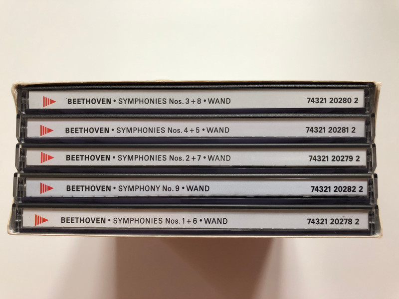 Beethoven - Symphonies 1-9 / Günter Wand, NDR-Sinfonieorchester / RCA Classics 5x Audio CD 1994 /74321 20277 2