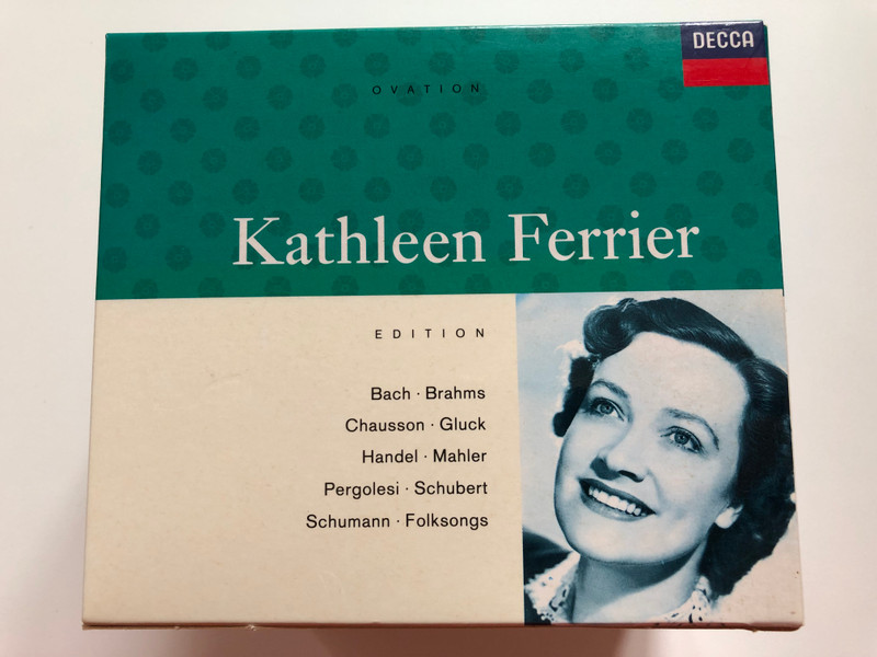 Kathleen Ferrier – Edition / Bach, Brahms, Chausson, Gluck, Handel, Mahler, Pergolesi, Schubert, Schumann, Folksongs / Decca 10x Audio CD 1992 / 475 6060
