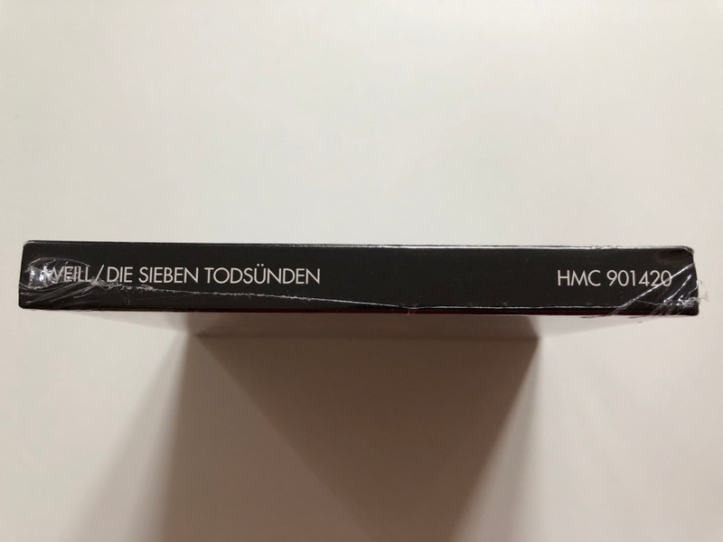 Kurt Weill - Die Sieben Todsünden - Chansons / Brigitte Fassbaender, Radio-Philharmonie Hannover Des NDR, Cord Garben / Harmonia Mundi France Audio CD 1993 / HMC 901420