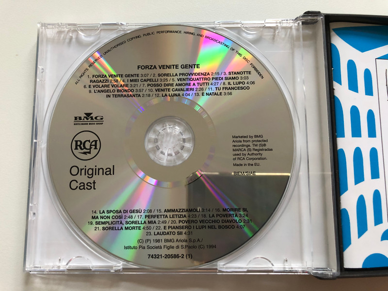 Forza Venite Gente / RCA 2x Audio CD 1994 / 74321-20586-2 (2)