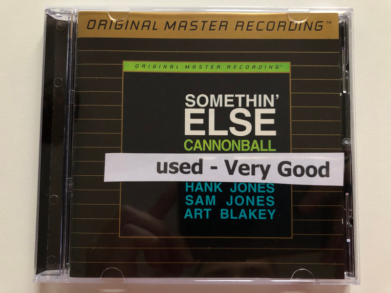 Somethin' Else - Cannonball Adderley - Miles Davis, Hank Jones, Sam Jones, Art Blakey (Original Master Recording) / Mobile Fidelity Sound Lab Audio CD Stereo / UDCD 563