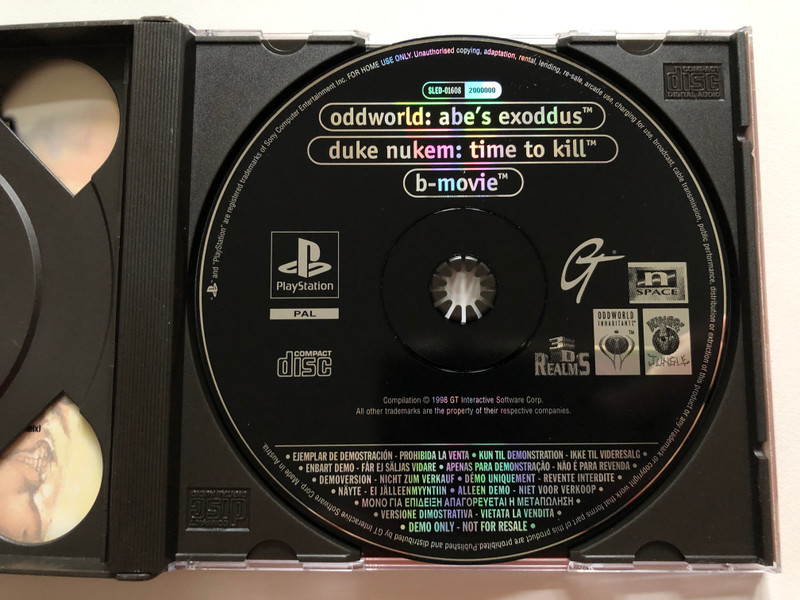 Duke Nukem - Time To Kill - Powertracks / Includes: demo/preiview for Playstation + 17 power-trance tracks / Arcade Audio CD + Playstation CD 1998 / 2107000 