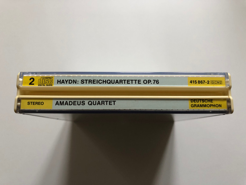 Joseph Haydn - 6 Streichquartette Op. 76 = String Quartets = Quatuors A Cordes - Amadeus-Quartett / Deutsche Grammophon 2x Audio CD Stereo / 415 867-2