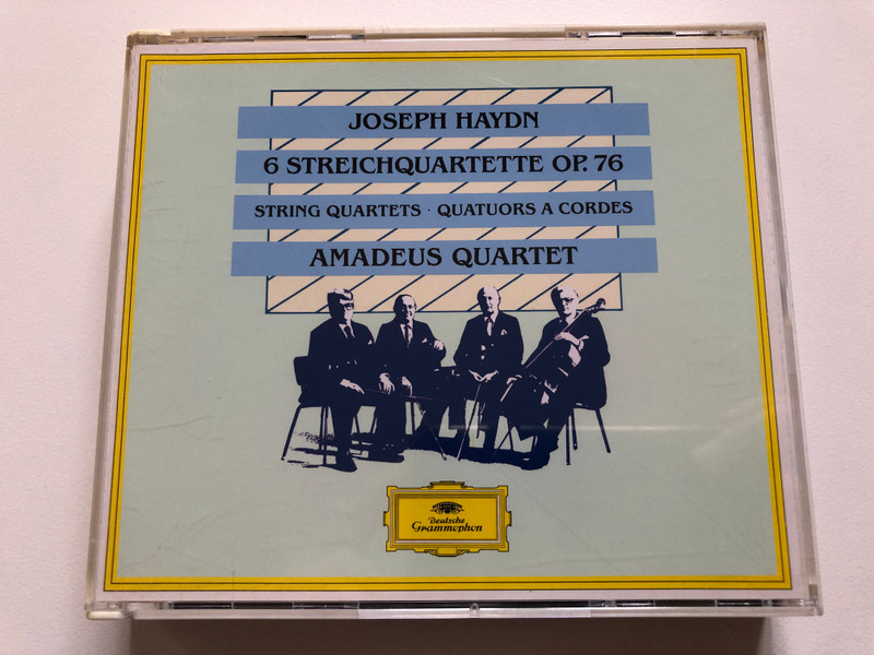 Joseph Haydn - 6 Streichquartette Op. 76 = String Quartets = Quatuors A Cordes - Amadeus-Quartett / Deutsche Grammophon 2x Audio CD Stereo / 415 867-2