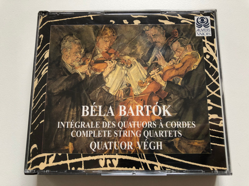 Bela Bartók - Integrale Des Quatuors A Cordes = Complete String Quartets - Quatuor Végh / Valois 3x Audio CD 1997 / V 4809