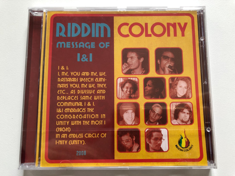 Riddim Colony - Message of I & I / Riddim Colony Audio CD 2008 / 5999883479049