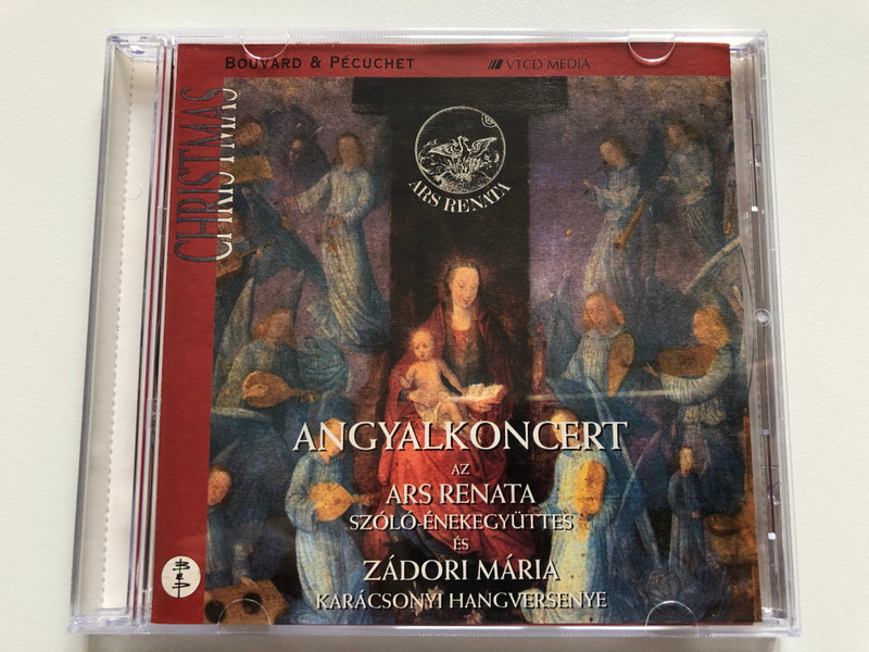 Angyalkoncert - Az Ars Renata Szólóénekegyüttes es Zádori Mária, Karacsonyi Hangversenye / VTCD Media Audio CD 1993 / VBP 013