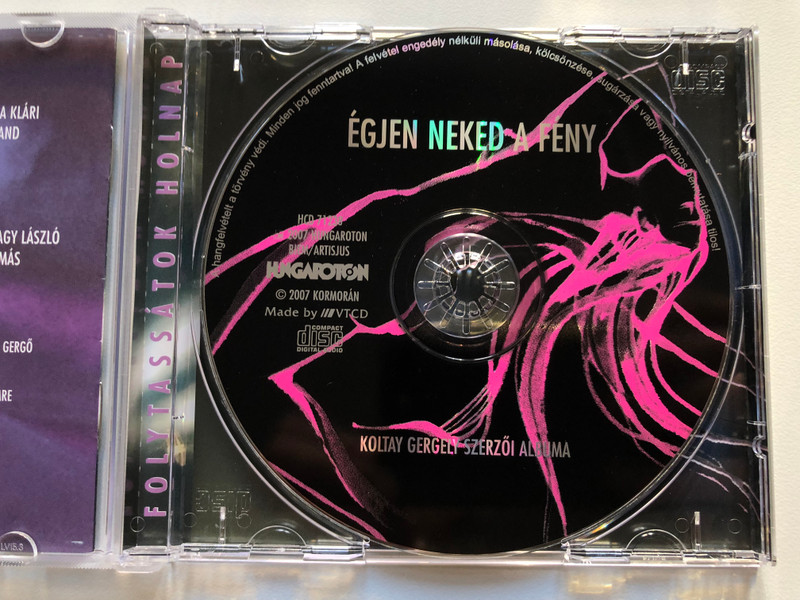 Koltay Gergely – Égjen Neked A Fény / Hungaroton Audio CD 2007 / HCD 71238