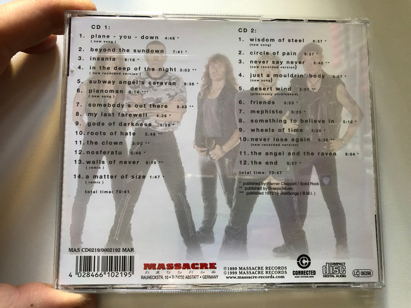 Rough Silk – Wheels Of Time / Massacre Records 2x Audio CD 1999 / MAS CD0219