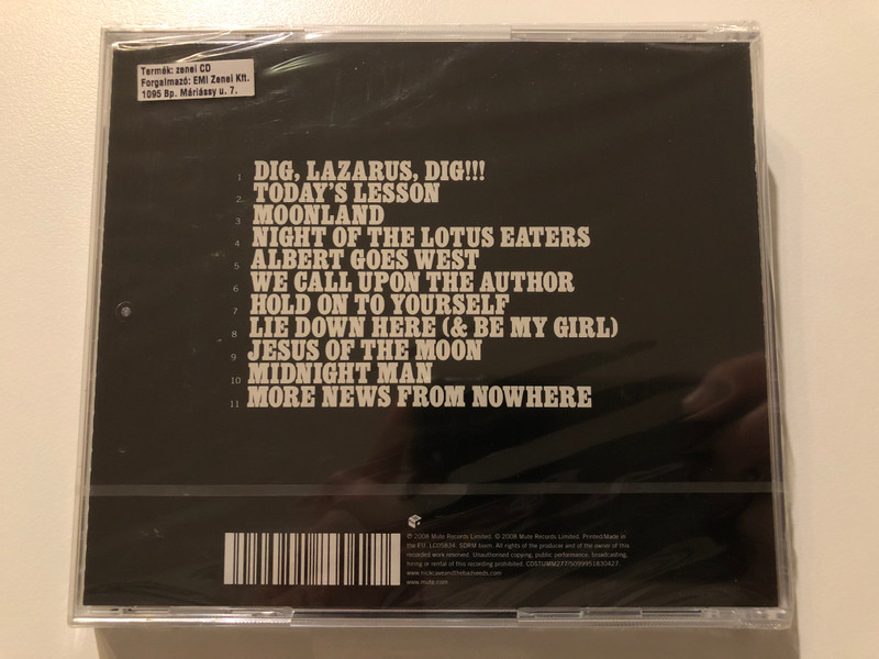 Nick Cave & The Bad Seeds – Dig, Lazarus, Dig!!! / Mute Audio CD 2008 / CDSTUMM277 