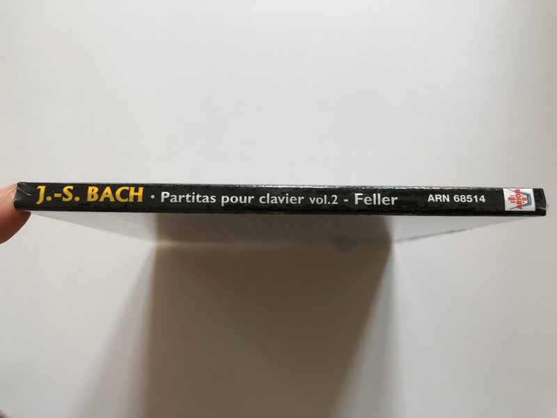 J. S. Bach - Partitas pour clavier, Integrale, vol. 2 / Erik Feller, orgue / Premiere Moniale / Arion Audio CD 2001 / ARN 68514 