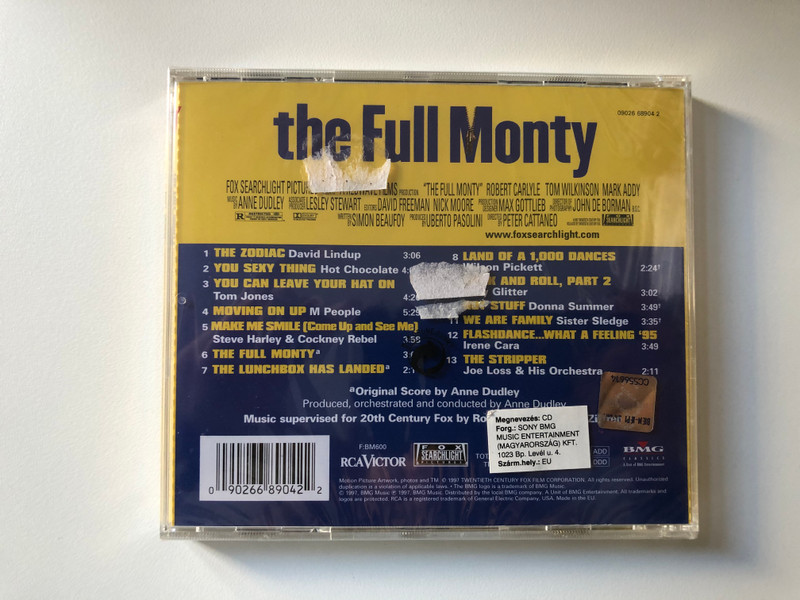 The Full Monty (Music From The Motion Picture Soundtrack) / RCA Victor Audio CD 1997 / 09026 68904 2