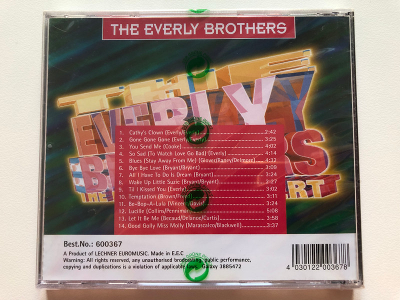 The Everly Brothers – The Reunion Concert / Lechner Euromusic Audio CD / 600367