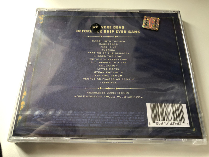 Modest Mouse – We Were Dead Before The Ship Even Sank / Featuring: Dashboard, Fire It Up, We've Got Everything & Missed The Boat / Epic Audio CD 2007 / 88697083992