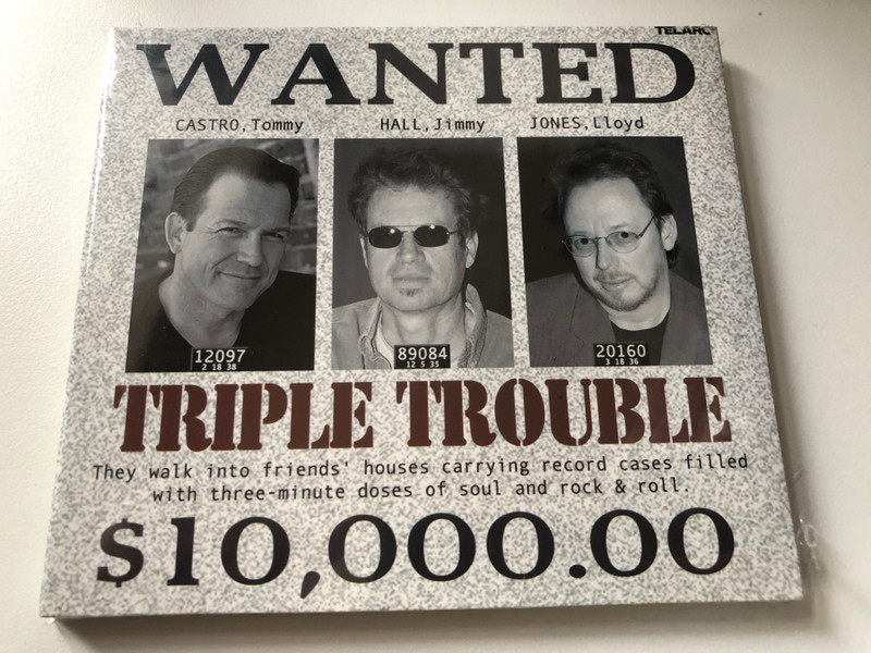 Triple Trouble - Tommy Castro, Jimmy Hall, Lloyd Jones / Telarc Audio CD 2003 / CD-83585