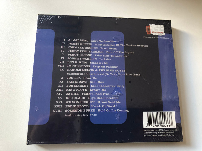 Soul Brothers II / Featuring Joe Tex, Teddy Pendergrass, Jimmy Ruffin, Bob Marley... / Kings Road Multi Media Audio CD / KRMCD017