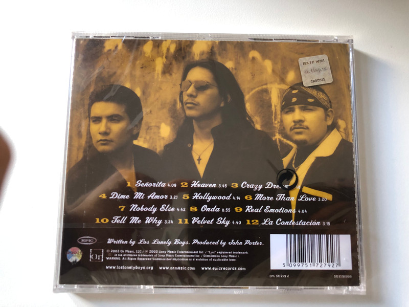 Los Lonely Boys / Epic Audio CD 2003 / EPC 517279 2