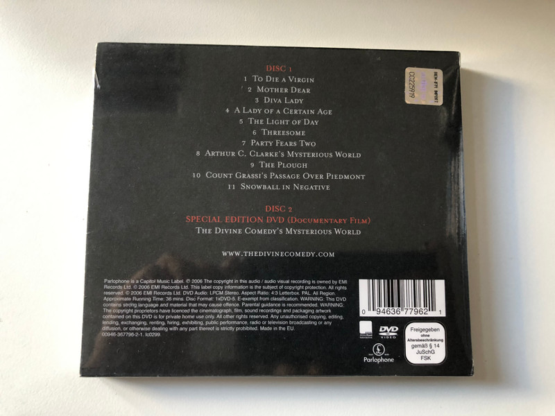 The Divine Comedy – Victory For The Comic Muse / First Day Cover Edition, Containing Both CD & DVD / Parlophone Audio CD + DVD CD 2006 / 00946-367796-2-1