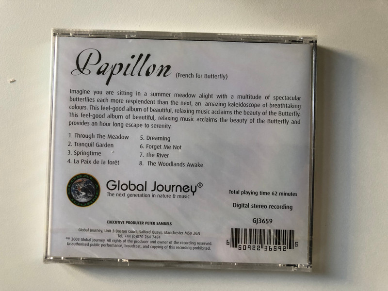 Papillon / Global Journey Audio CD 2003 / GJ3659