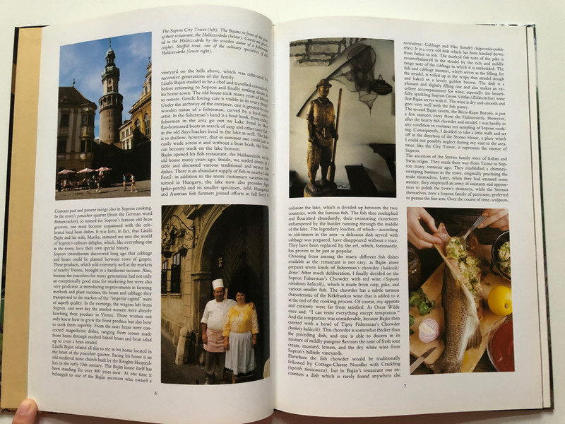 Sopron and Environs by Zoltán Halász, Károly Hemző / A taste of Hungary / English edition of Sopron környéki ízek / Corvina Publishing / Hardcover 1989 (9631327698)