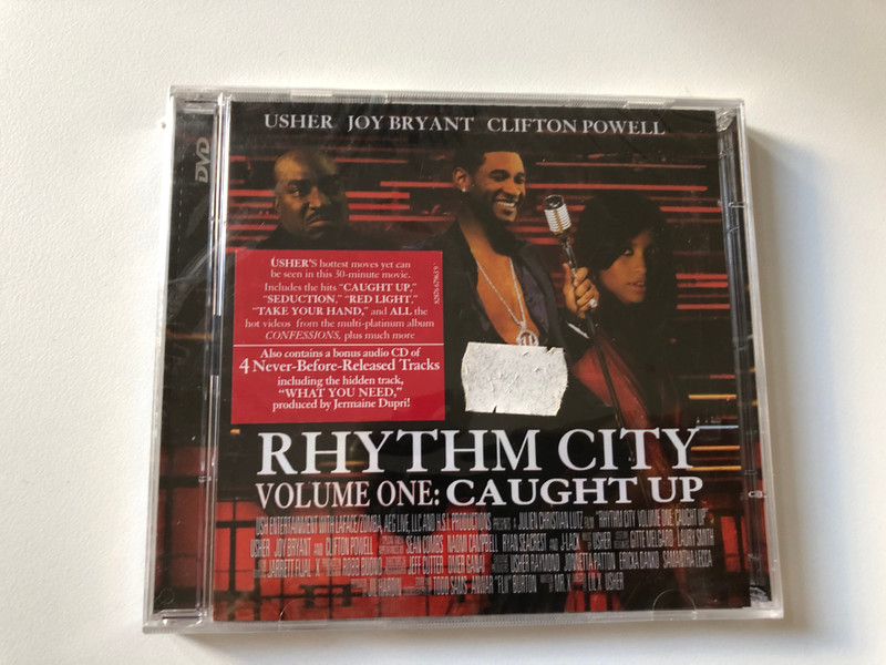 Usher, Joy Bryant, Clifton Powell – Rhythm City Volume One: Caught Up / LaFace Records DVD CD + Audio CD 2005 / 82876676399