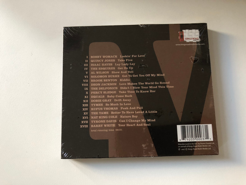 Soul Brothers IV - Featuring Bobby Womack, Quincy Jones, Isaac Hayes, Barry White... / Kings Road Multi Media Audio CD / KRMCD019