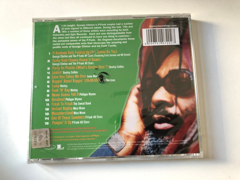 6 Degrees Of P-Funk: The Best Of George Clinton And His Funk Family / Epic Audio CD 2003 / 510720 2