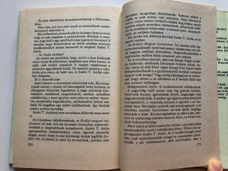 Omló egek alatt by Sütő András / Arcképvázlatok és tűnődések Gyászőrségben / Szépirodalmi könyvkiadó 1990 / Hardcover (9631542467)