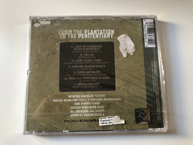 Wynton Marsalis – From The Plantation To The Penitentiary / Blue Note Audio CD 2007 / 0946 3 73675 2 0