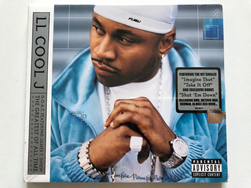 LL Cool J – G.O.A.T. Featuring James T. Smith - The Greatest Of All Time / Featuring The Hit Singles ''Imagine That'', ''Take It Off'' and exclusive bonus ''Shut 'Em Down'', Including DMX, Method Man / Def Jam Recordings Audio CD 2000 / 542 997-2