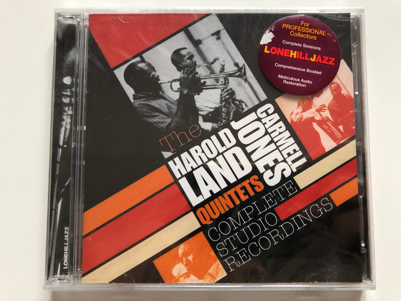 The Harold Land - Carmell Jones Quintets – Complete Studio Recordings / For Professional Collectors. Comprehensive Booklet. Meticulous Audio Restoration / Lone Hill Jazz 2x Audio CD 2007 / LHJ 10268