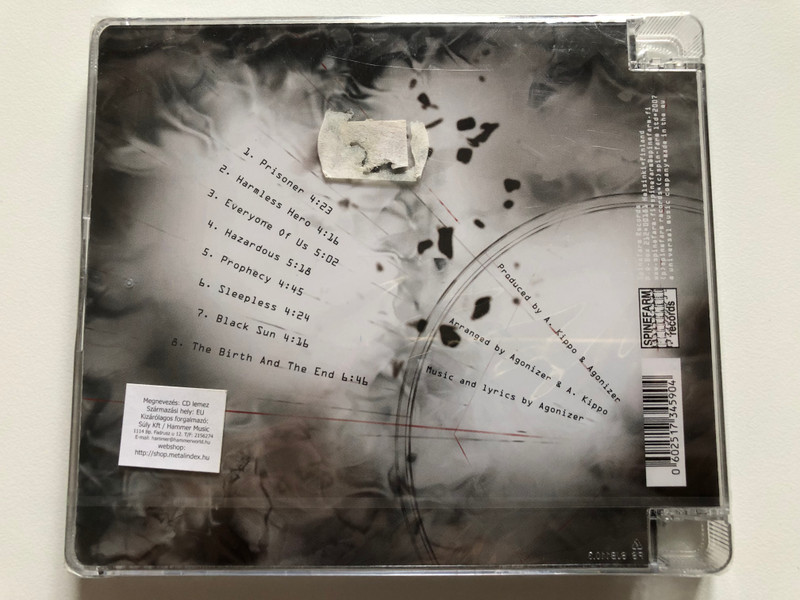 Agonizer – Birth/The End / Spinefarm Records Audio CD 2007 / spi320cd