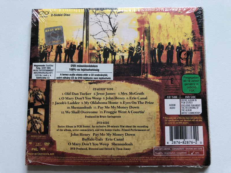 Bruce Springsteen – We Shall Overcome - The Seeger Sessions / Dual Disc / Columbia Audio CD + DVD Side 2006 / 82876828762