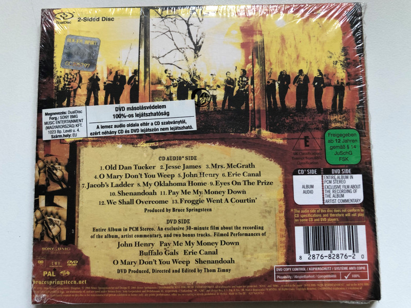 Bruce Springsteen – We Shall Overcome - The Seeger Sessions / Dual Disc / Columbia Audio CD + DVD Side 2006 / 82876828762