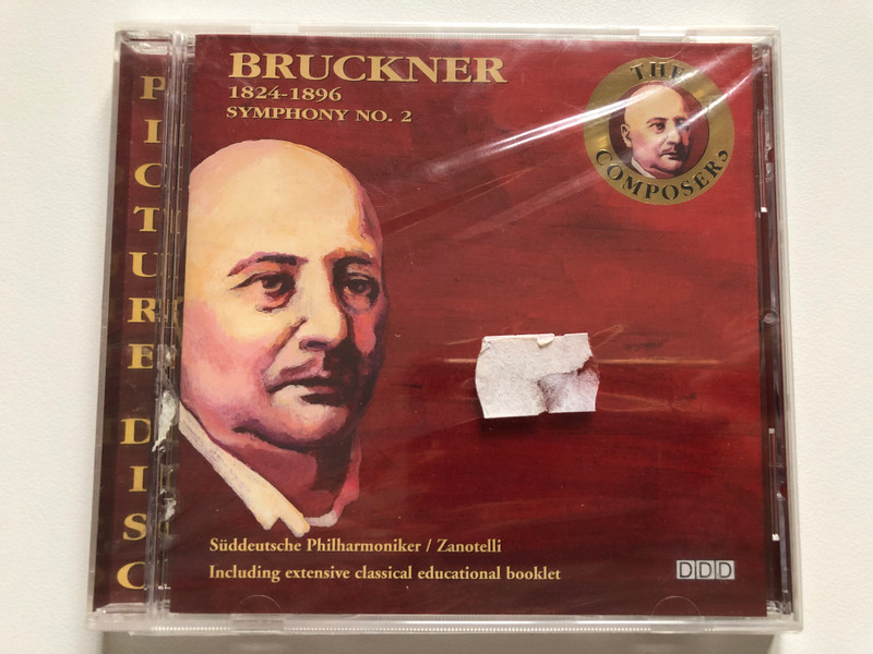 Bruckner (1824 - 1896) - Symphony No.2 / Süddeutsche Philharmonie, Zanotelli / Including extensive classical educational booklet / The Composers / United Audio Entertainment Audio CD 1998 / 65062