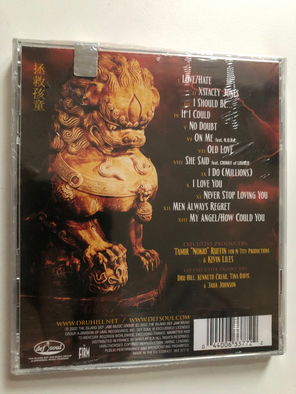 Dru Hill – Dru World Order / Mercury Records Audio CD 2002 (044006337722)